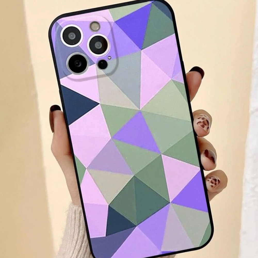 Multi geometric print iPhone 12 Pro Max case